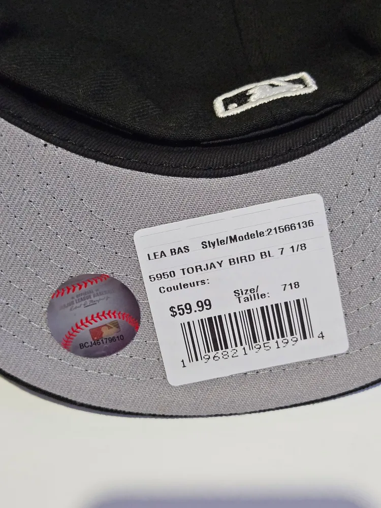 New Era Toronto Blue Jays 59Fifty Fitted Hat 7 1/8 image indicator(3)