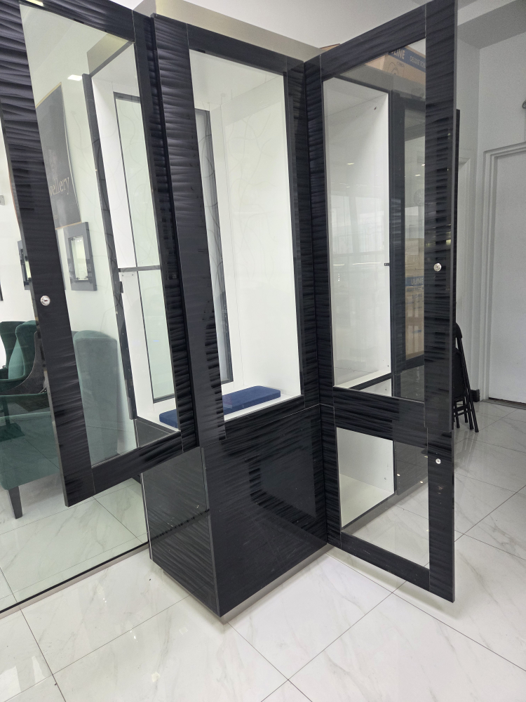 Black Display Cabinet