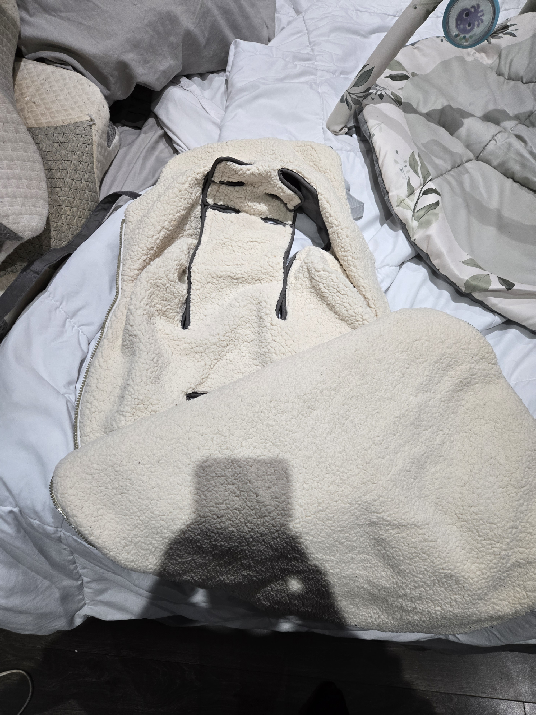 JJ Cole Bundleme Car Seat Cover - Grey - photo 2