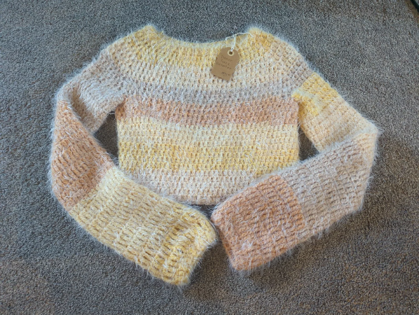 Peach Fuzz Sweater- women's small image indicator(3)