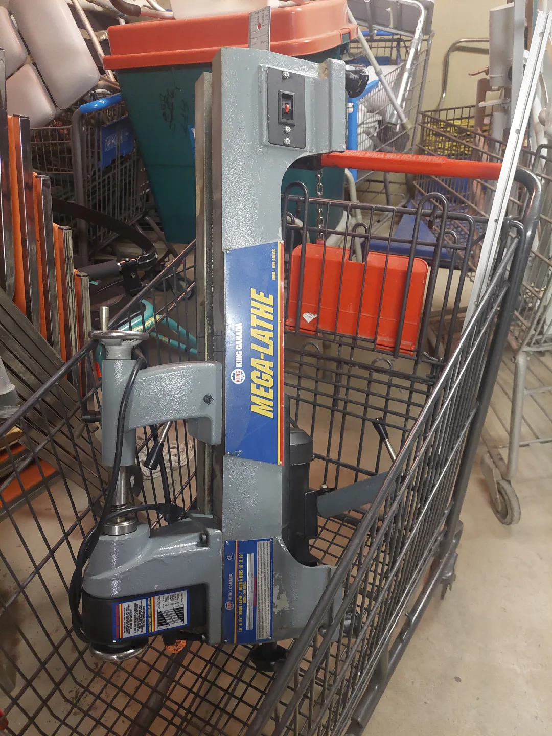 King Canada MEGA-LATHE Wood Lathe 10" x 16" image indicator(2)