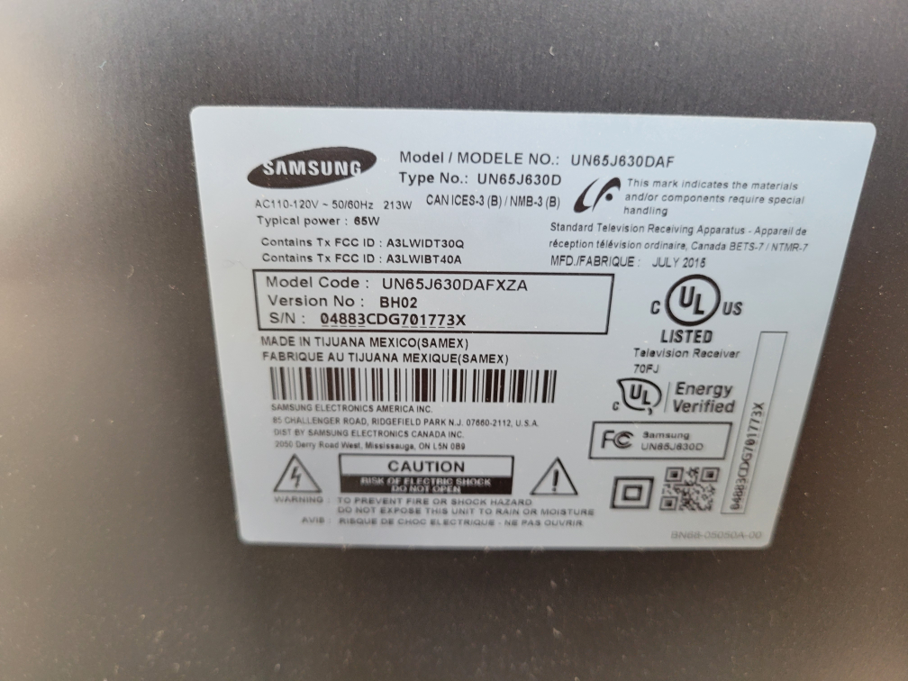 Samsung 65" 4K UHD Smart TV - UN65J630D - photo 4