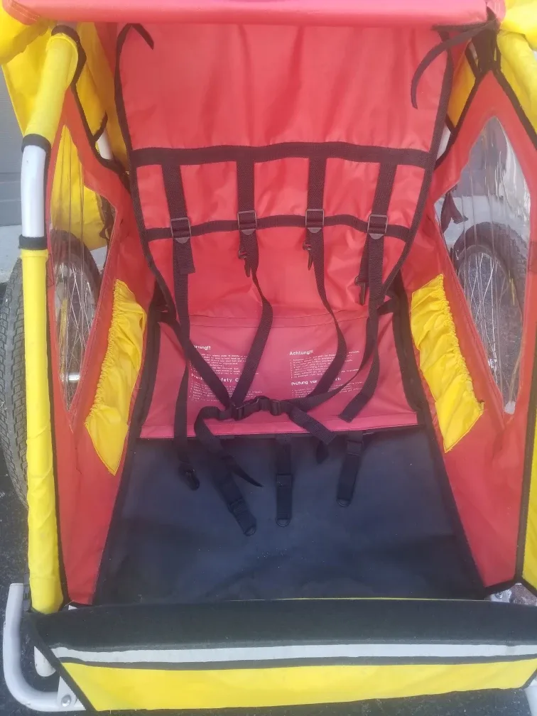 Bell Bike Trailer - Yellow/Red image indicator(7)