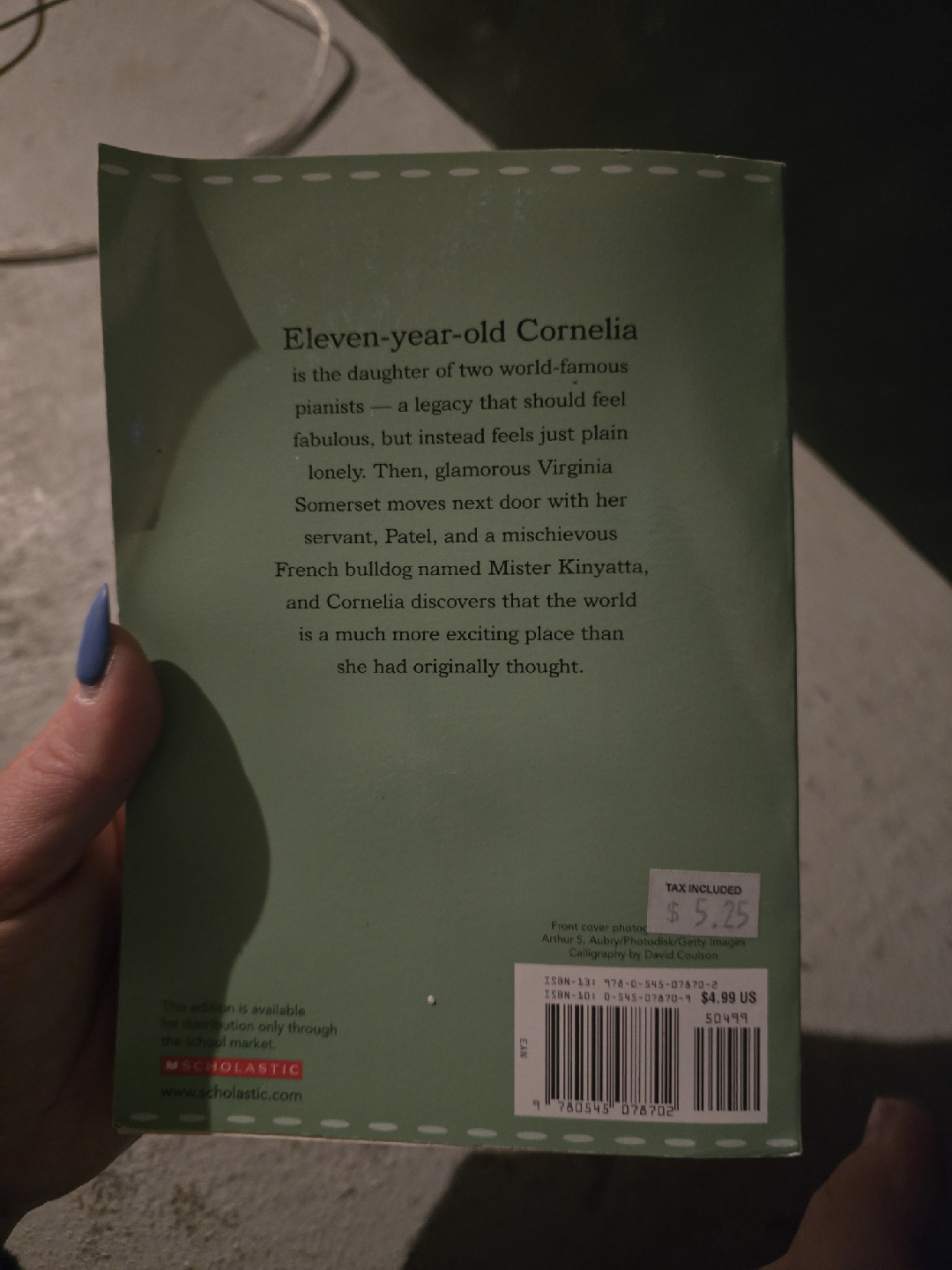 Cornelia Somerset Book by Lesley M.M. Blume - photo 2