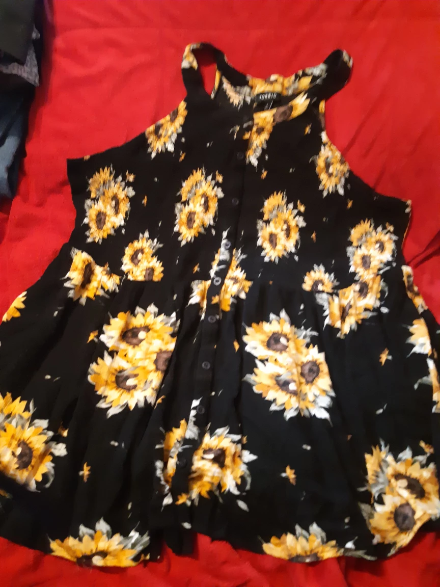Torrid Sunflower Print Tank Top - Size 3 - photo 5