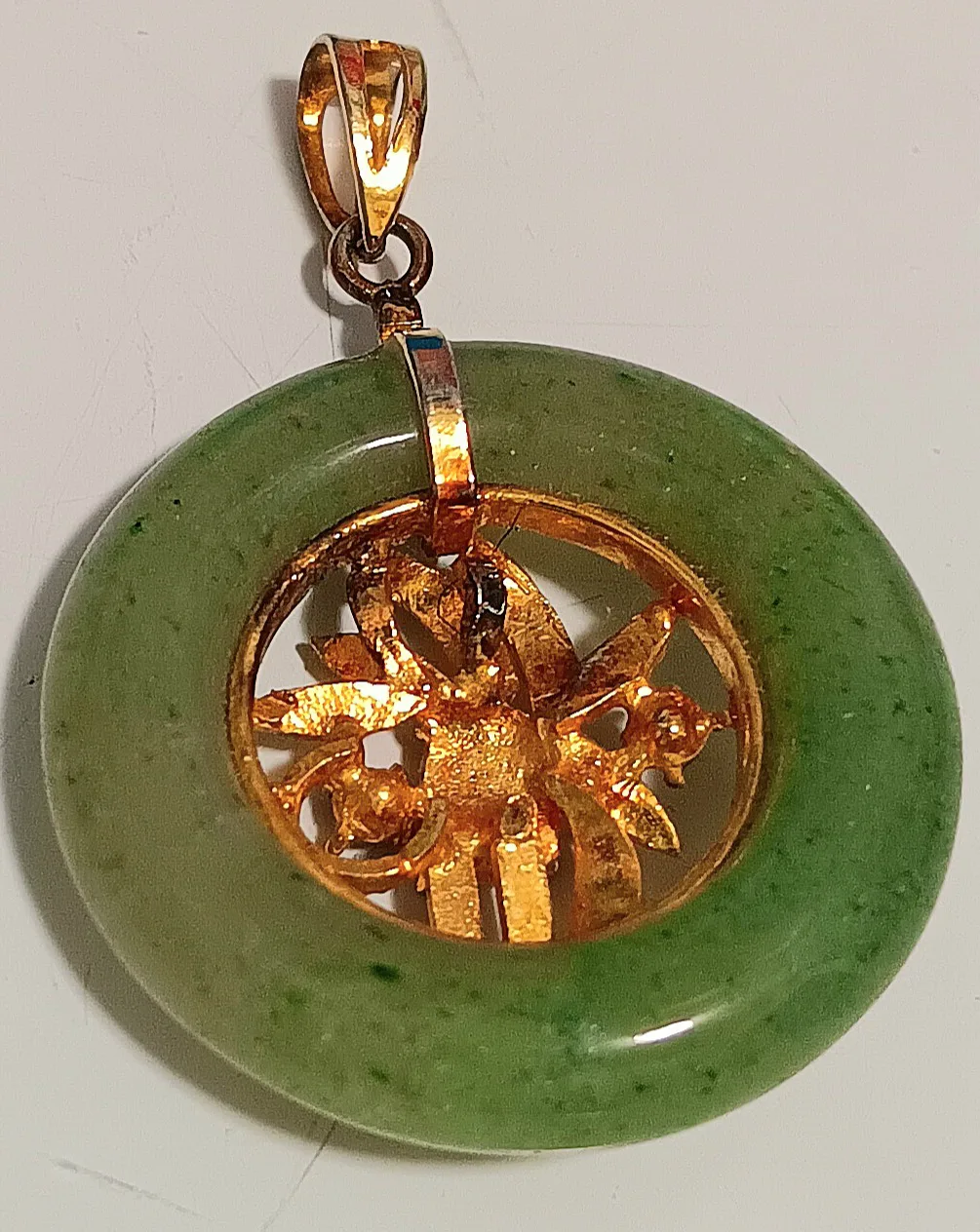 💎Jade Pendant floral design centre💎 image indicator(3)