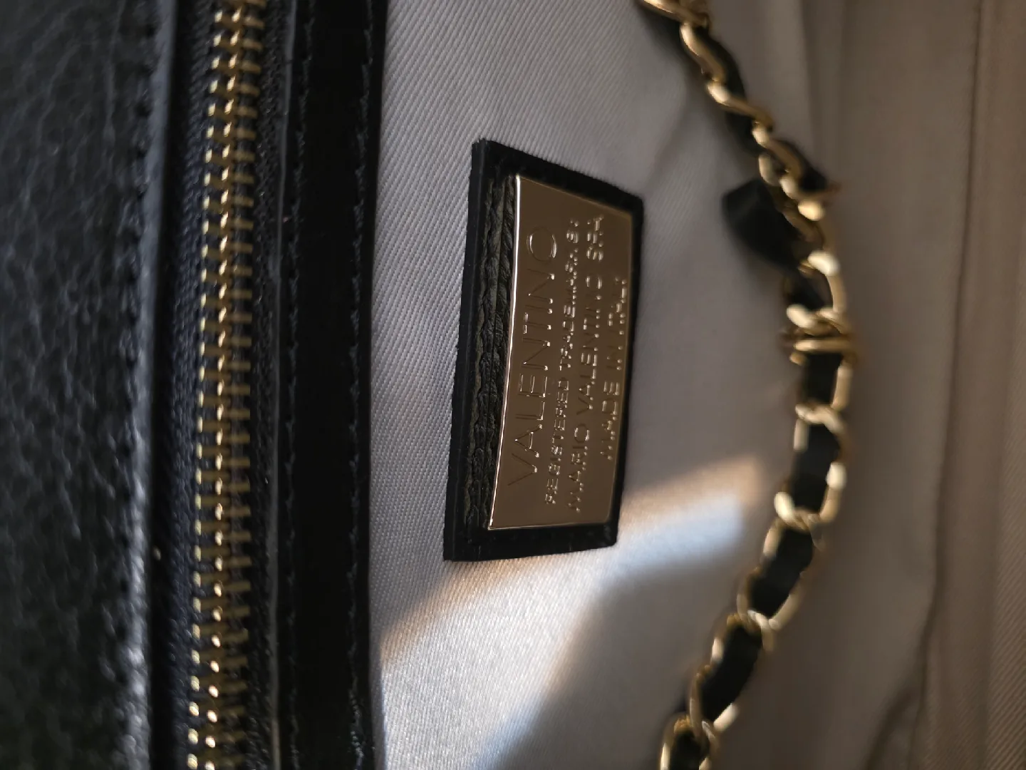 Valentino Authentic Lena Handbag Black Shoulder Bag image indicator(5)