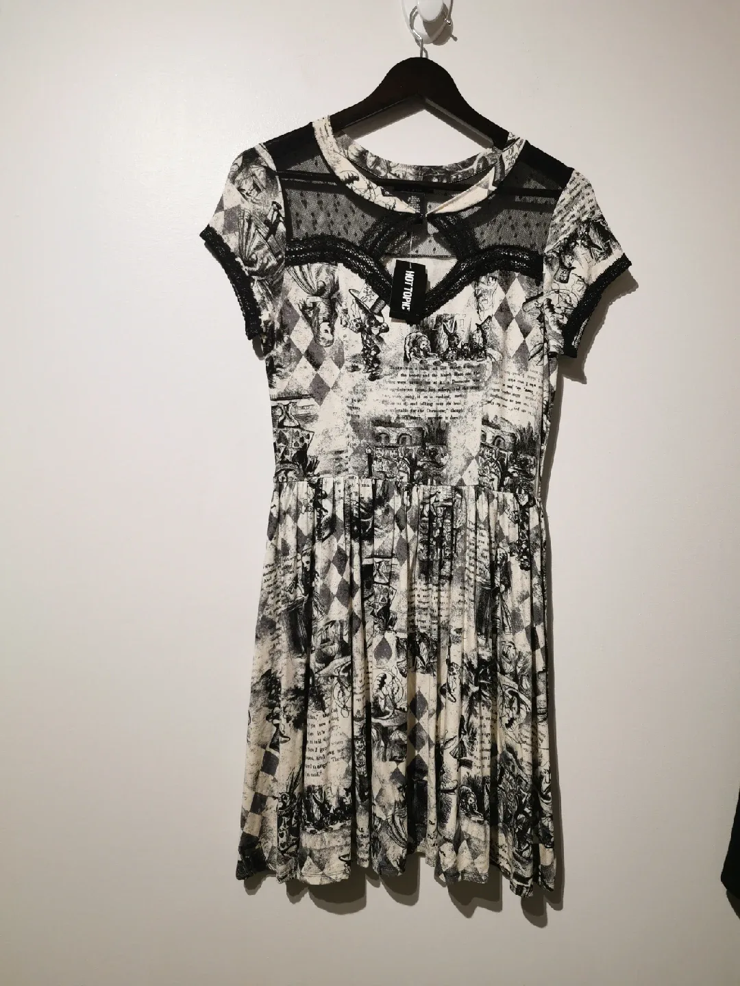 NWT medium Hot Topic Alice In Wonderland Storybook Dress image indicator(2)