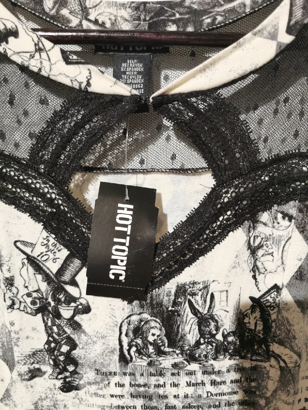 NWT medium Hot Topic Alice In Wonderland Storybook Dress image indicator(3)