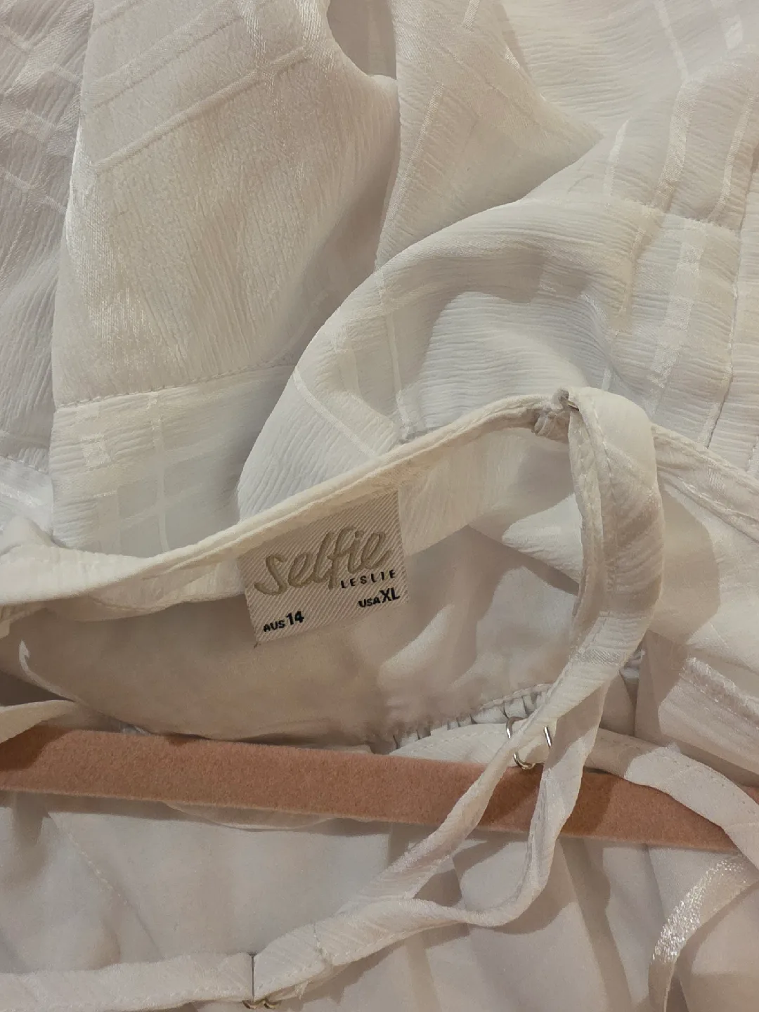 Selfie Leslie White Dress - Size XL image indicator(3)