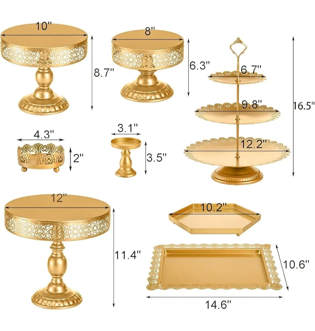 Gold Cake Stands image indicator(4)