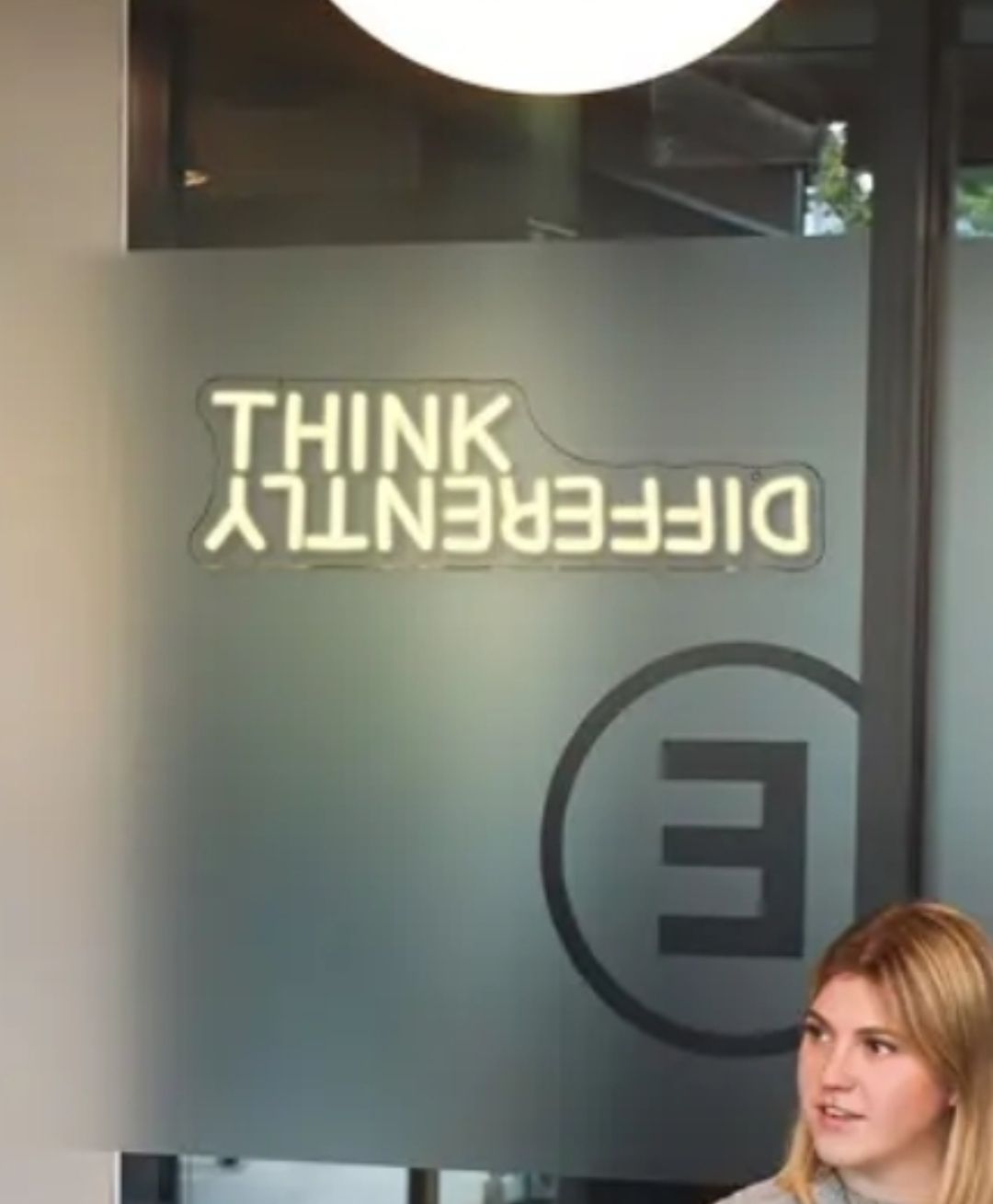 Neon Sign - Think Differently - photo 2