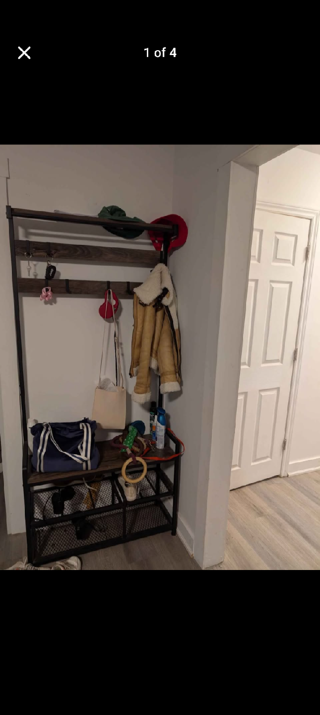 Hall Tree with Shoe Storage Bench