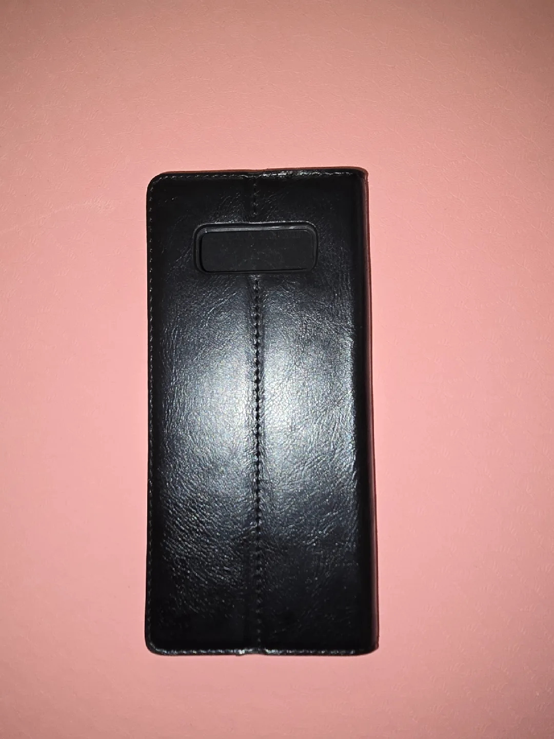 Black Leather Samsung Galaxy Note 8 Flip Case image indicator(3)