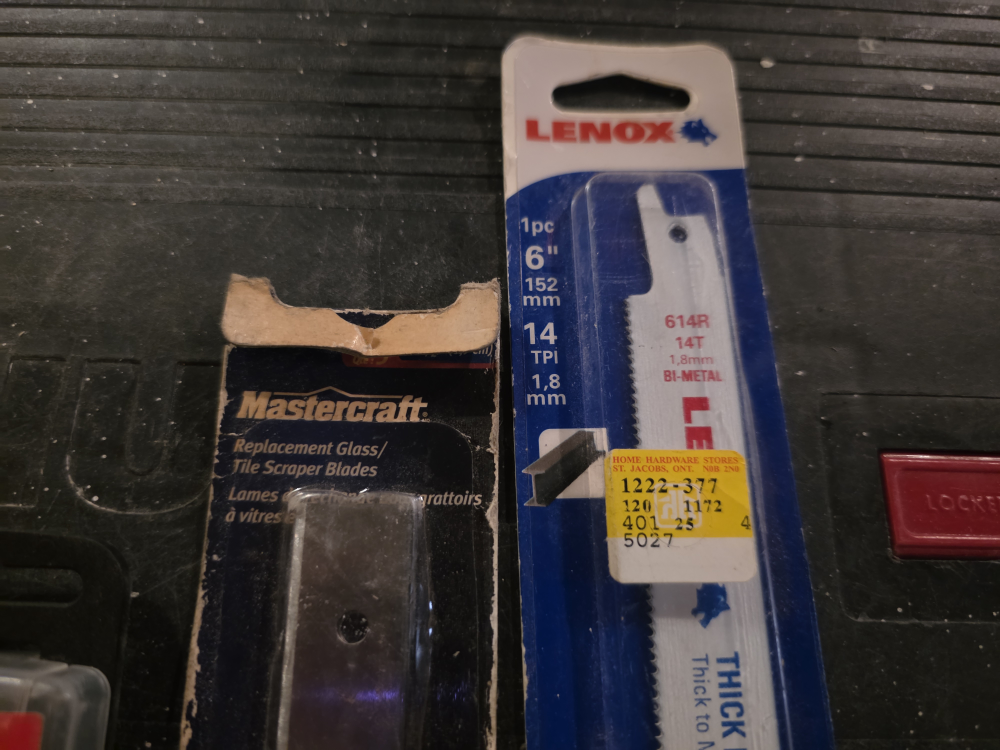 Lenox 6" 14T Bi-Metal Saw Blade + Mastercraft Glass/Tile Scraper - photo 2