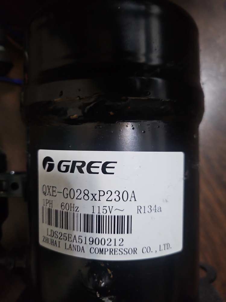 R134a Sealed Mini AC Refrigeration System w/ Gree Compressor - photo 2