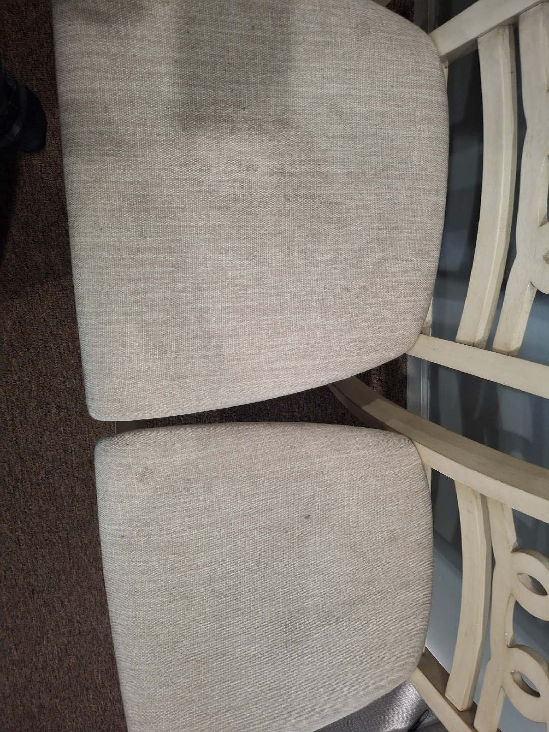 Dining Table with 4 Chairs. Need gone Today. Has a few Stains - photo 3