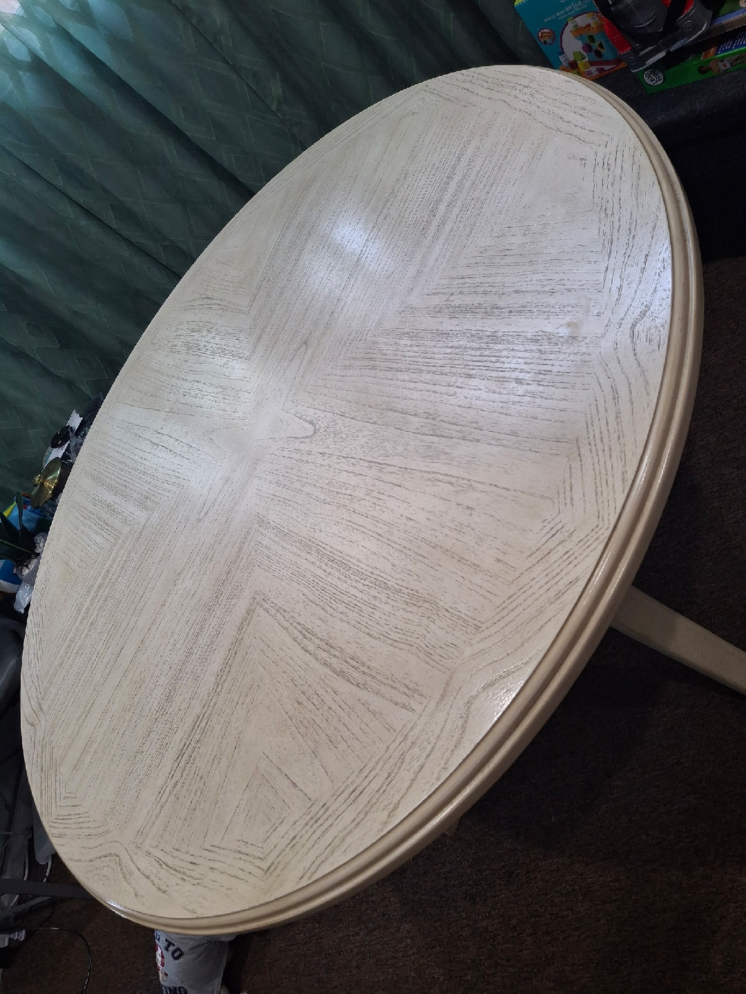 Dining Table with 4 Chairs. Need gone Today. Has a few Stains - photo 5