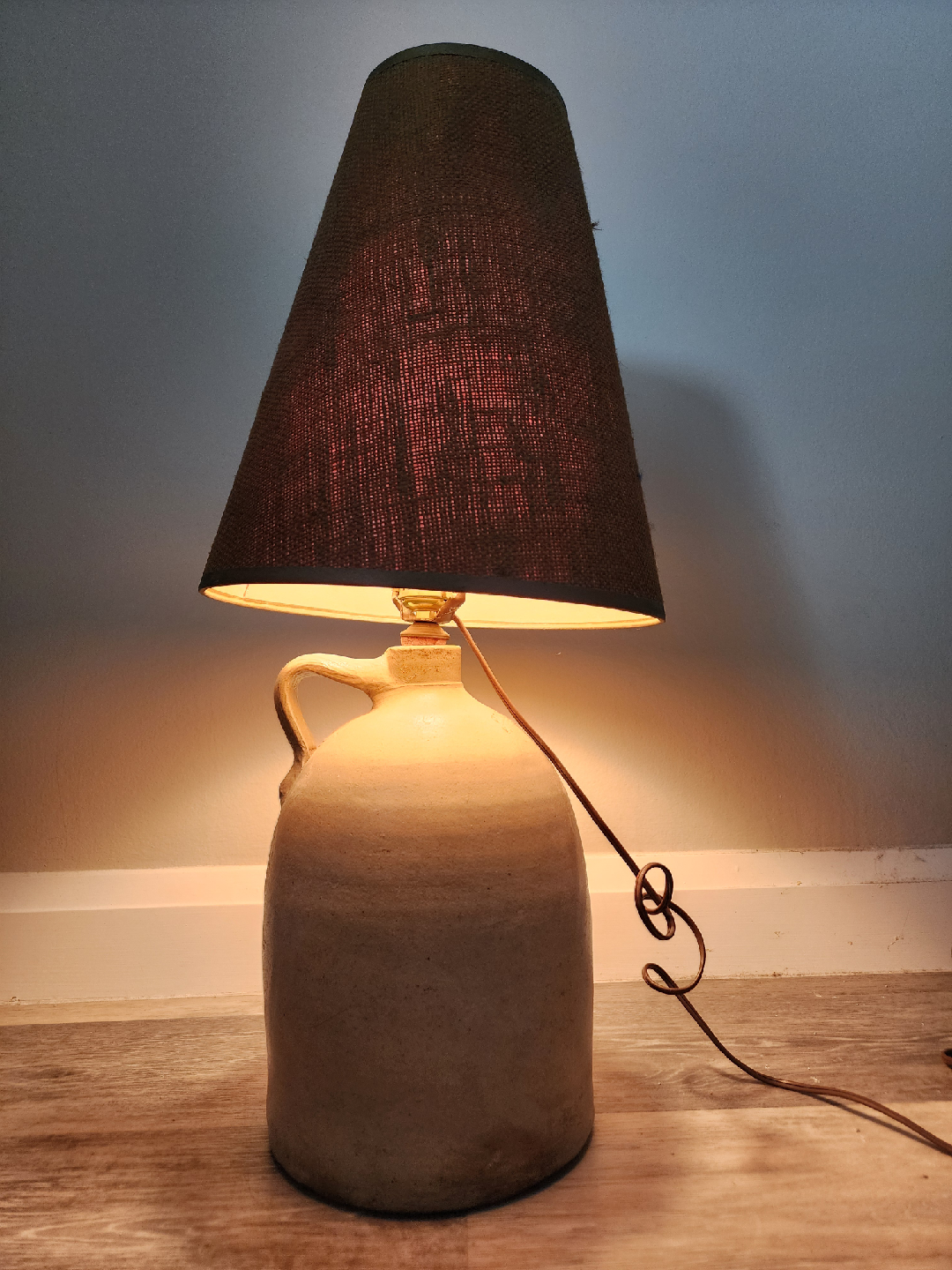 Vintage Farrar Pottery Lamp - photo 3