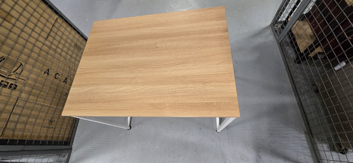 Wood Top Metal Frame Table - photo 3