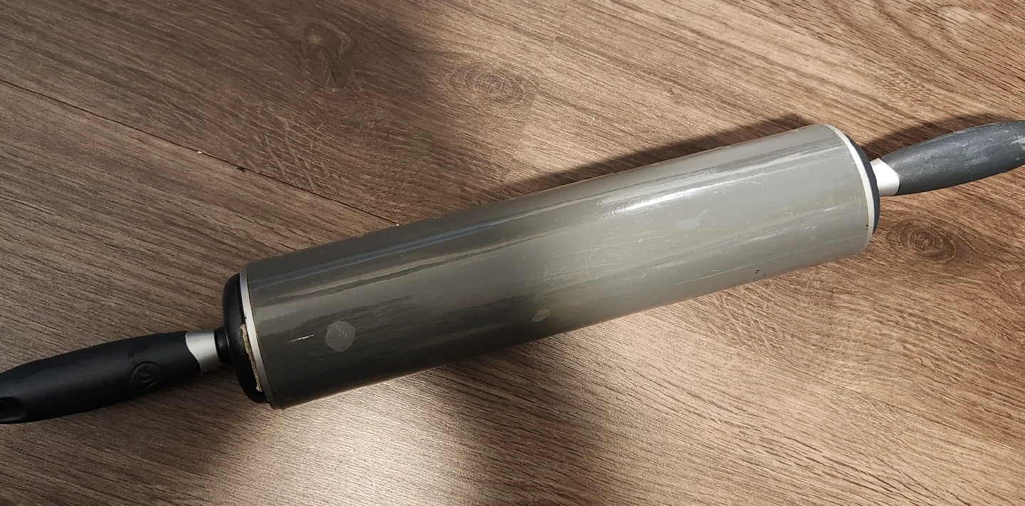 🥕Grey Metal Rolling Pin thumbnail