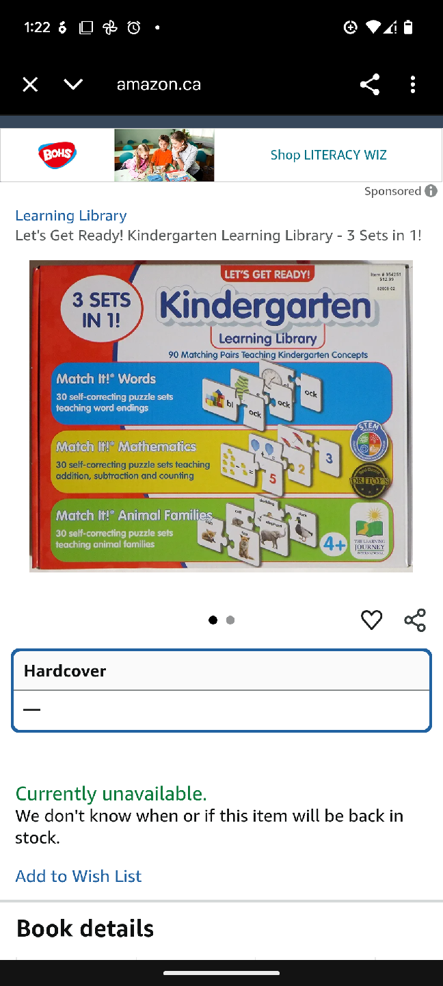 Let's Get Ready! Kindergarten Learning Library