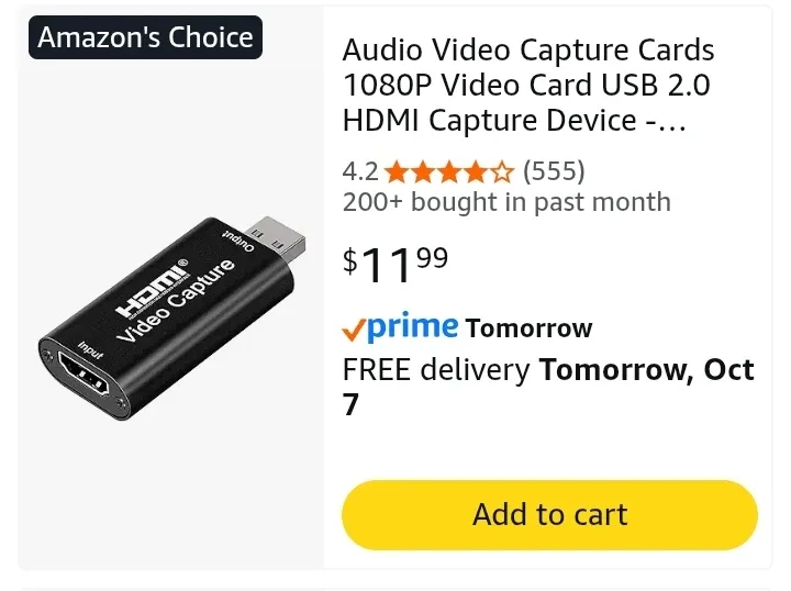 HDMI video capture card image indicator(2)