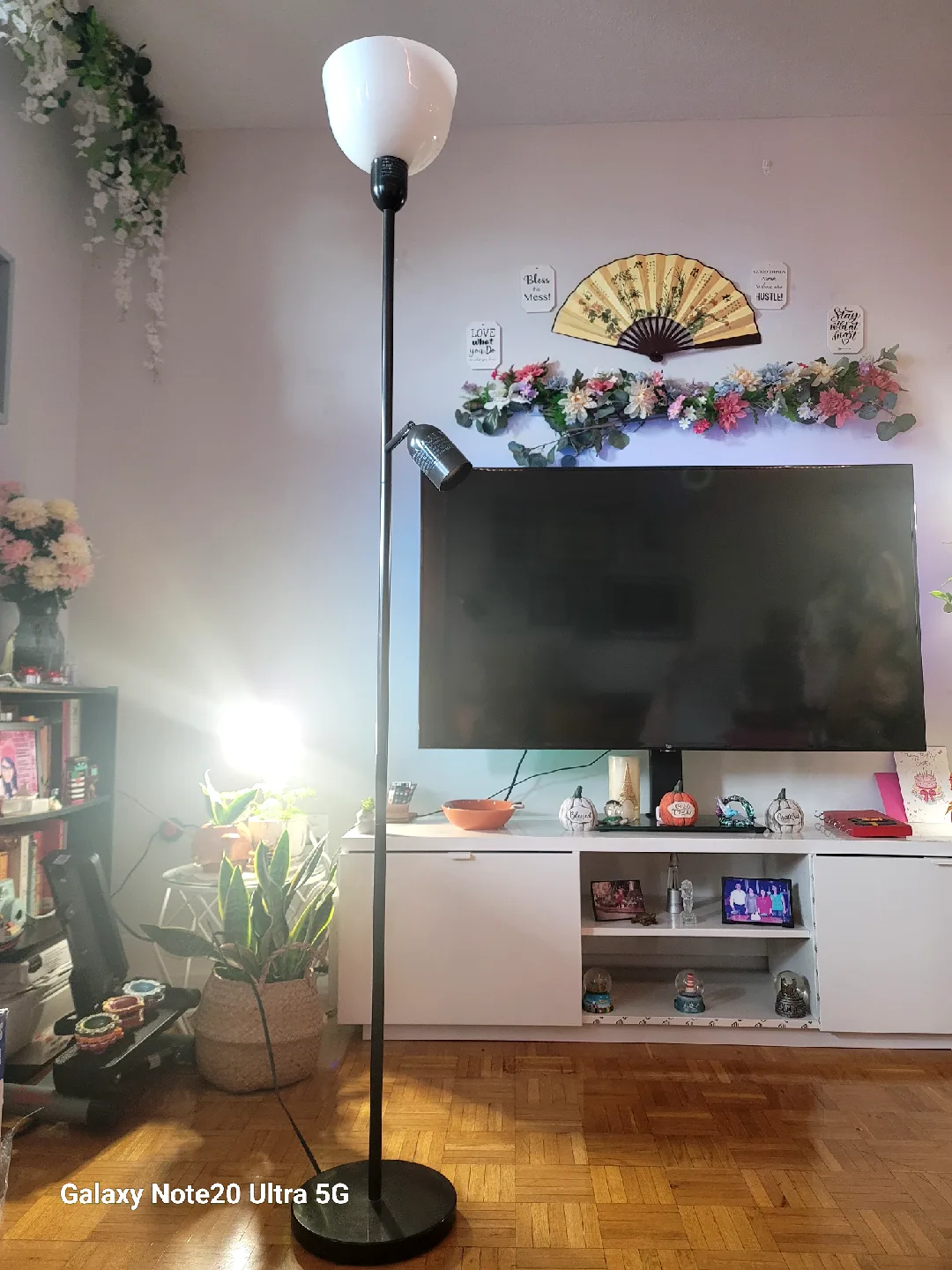 Black Floor Lamp with Reading Light image indicator(3)