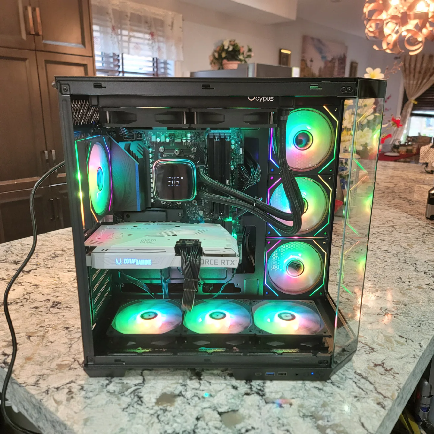 CUSTOM GAMING PC : Ryzen 5 7600 / RTX 3070 / 32GB RAM DDR5/ WIFi image indicator(4)