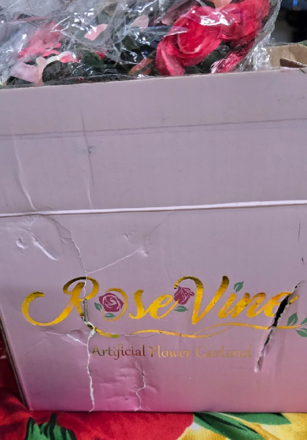 BRAND NEW $10 for 6 Rose Vine Artificial Flower Garland - Pink image indicator(3)