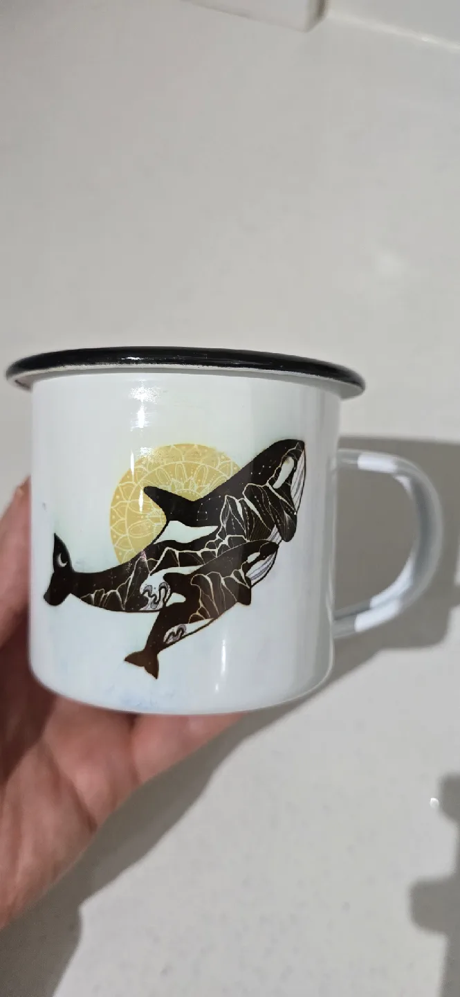 Enamel Mug with Whale Design image indicator(2)