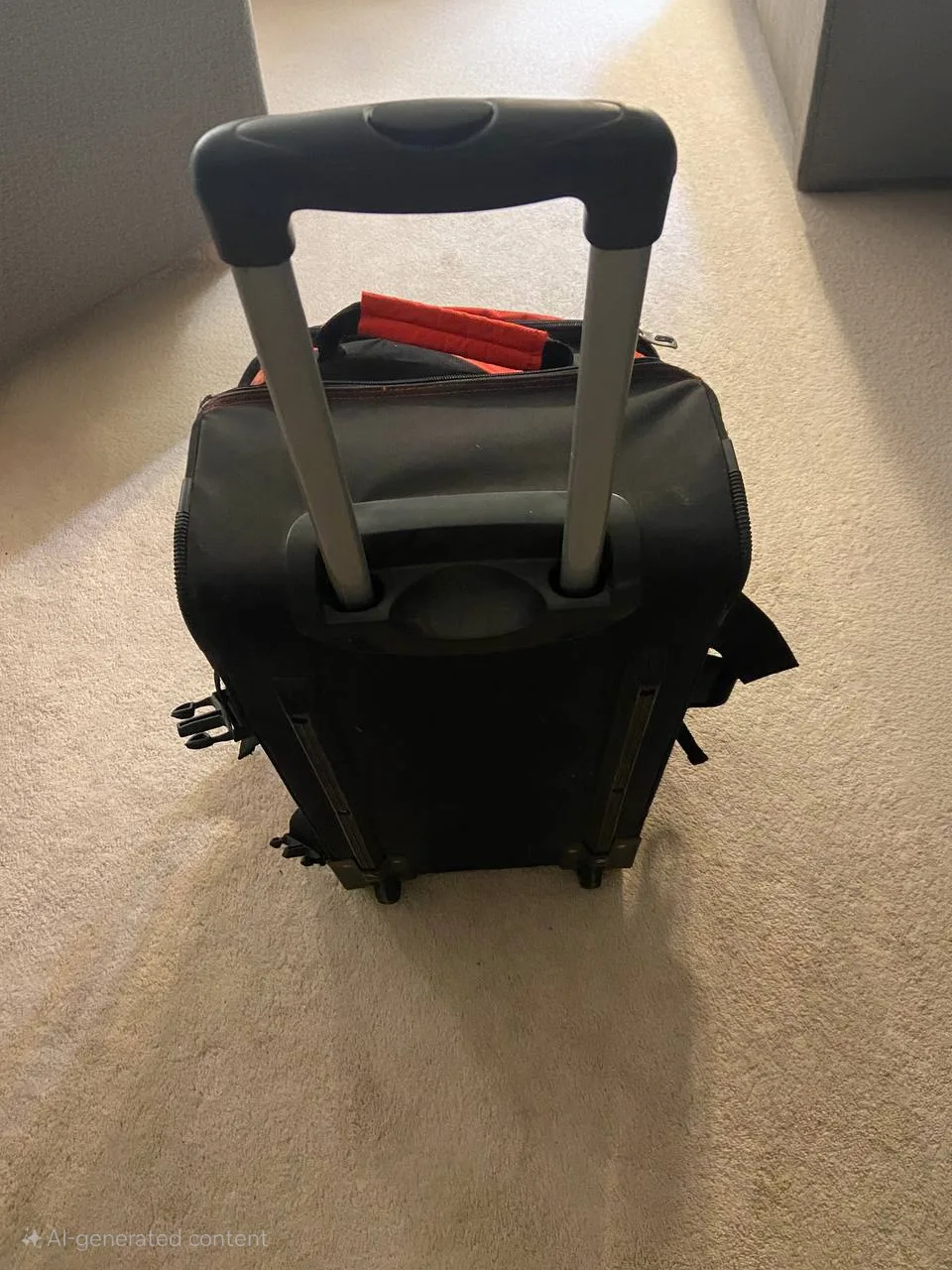 Reebok Rolling Backpack - Red & Black image indicator(10)