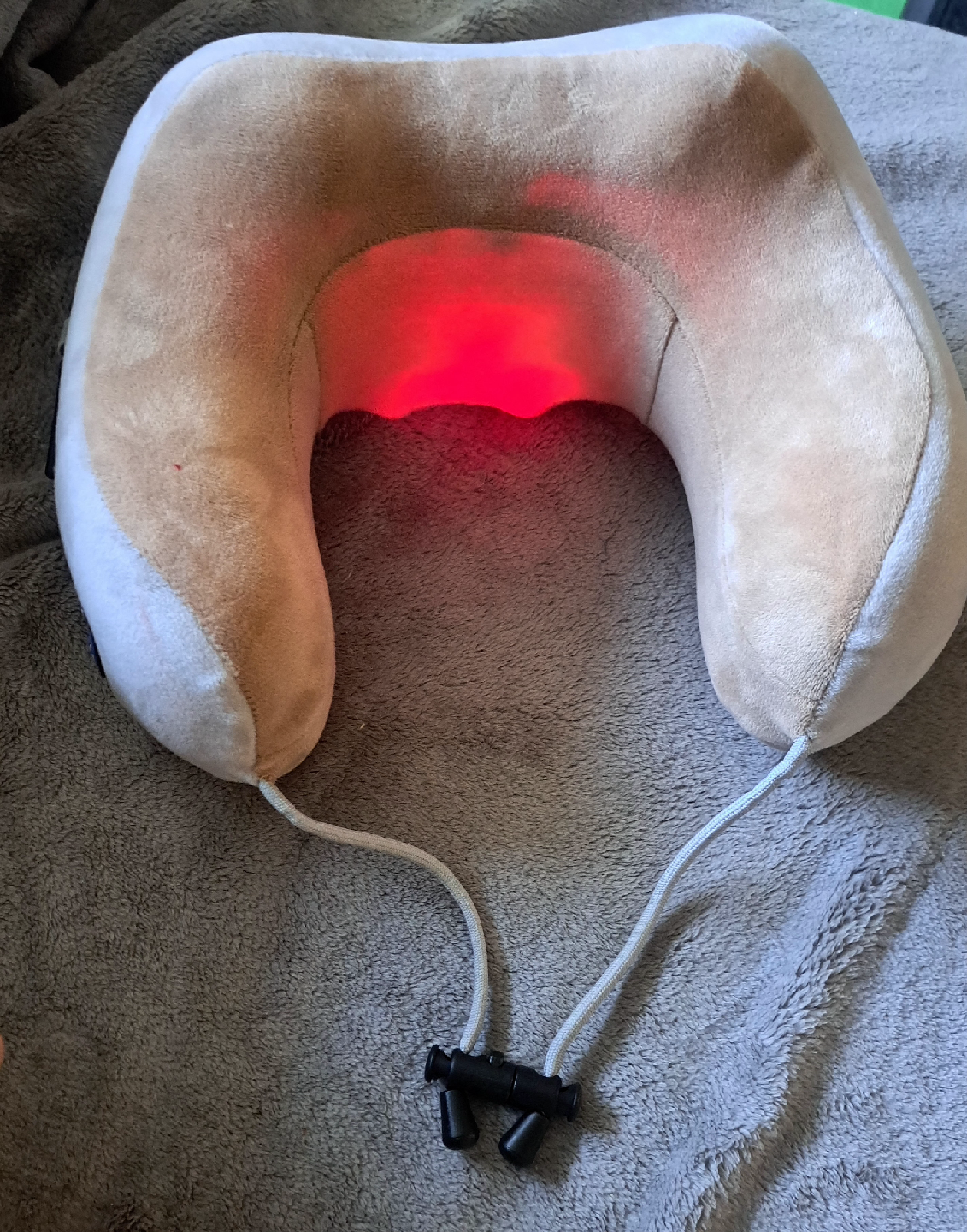Rechargeable Neck Massage Travel Pillow