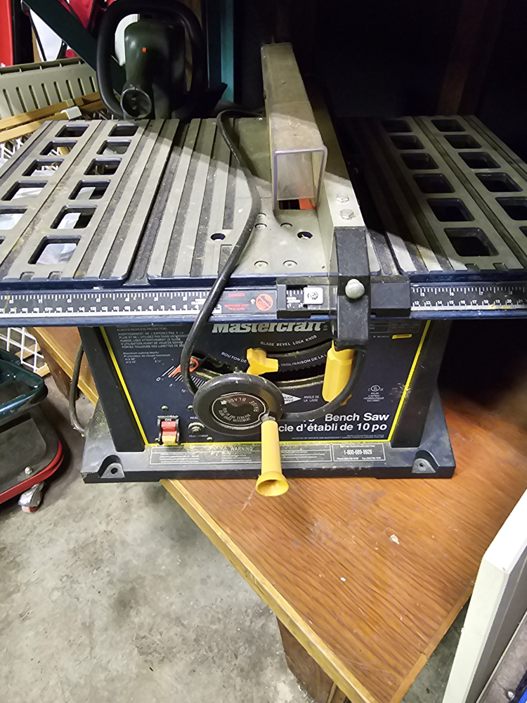 Mastercraft Bench Saw