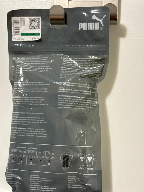 Puma Football Shinguards - Size L - photo 2
