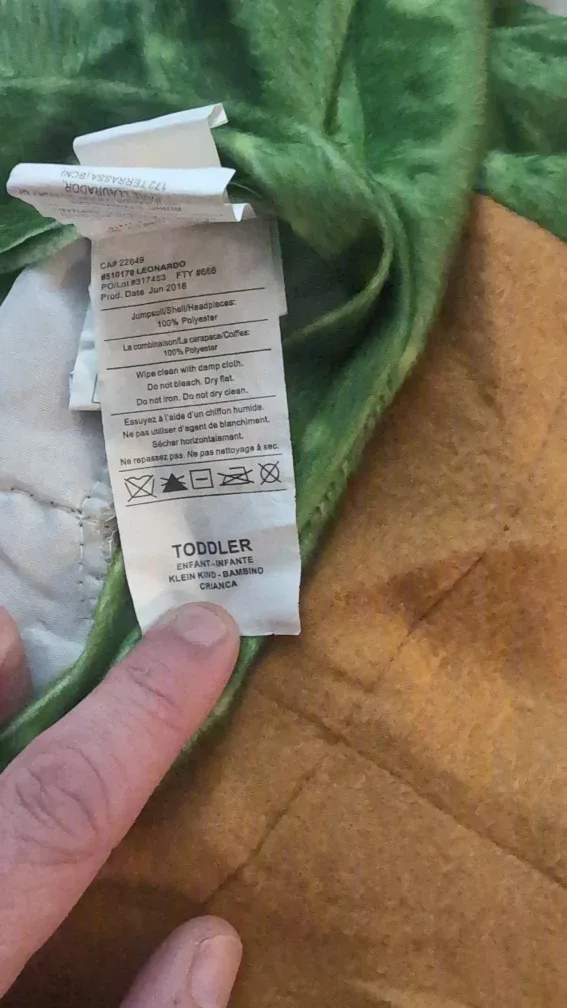 Teenage Mutant Ninja Turtle Costume - Toddler Size image indicator(2)