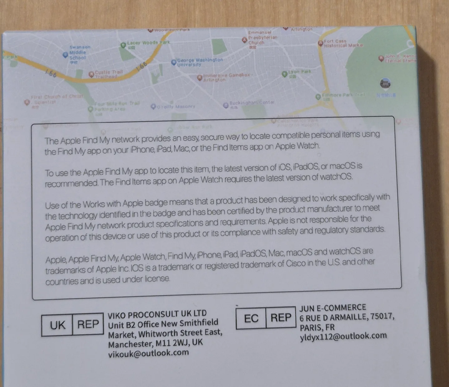 BNIB)4 Pack Smart Tag Vivilife IPhone Never Lose Things! image indicator(2)