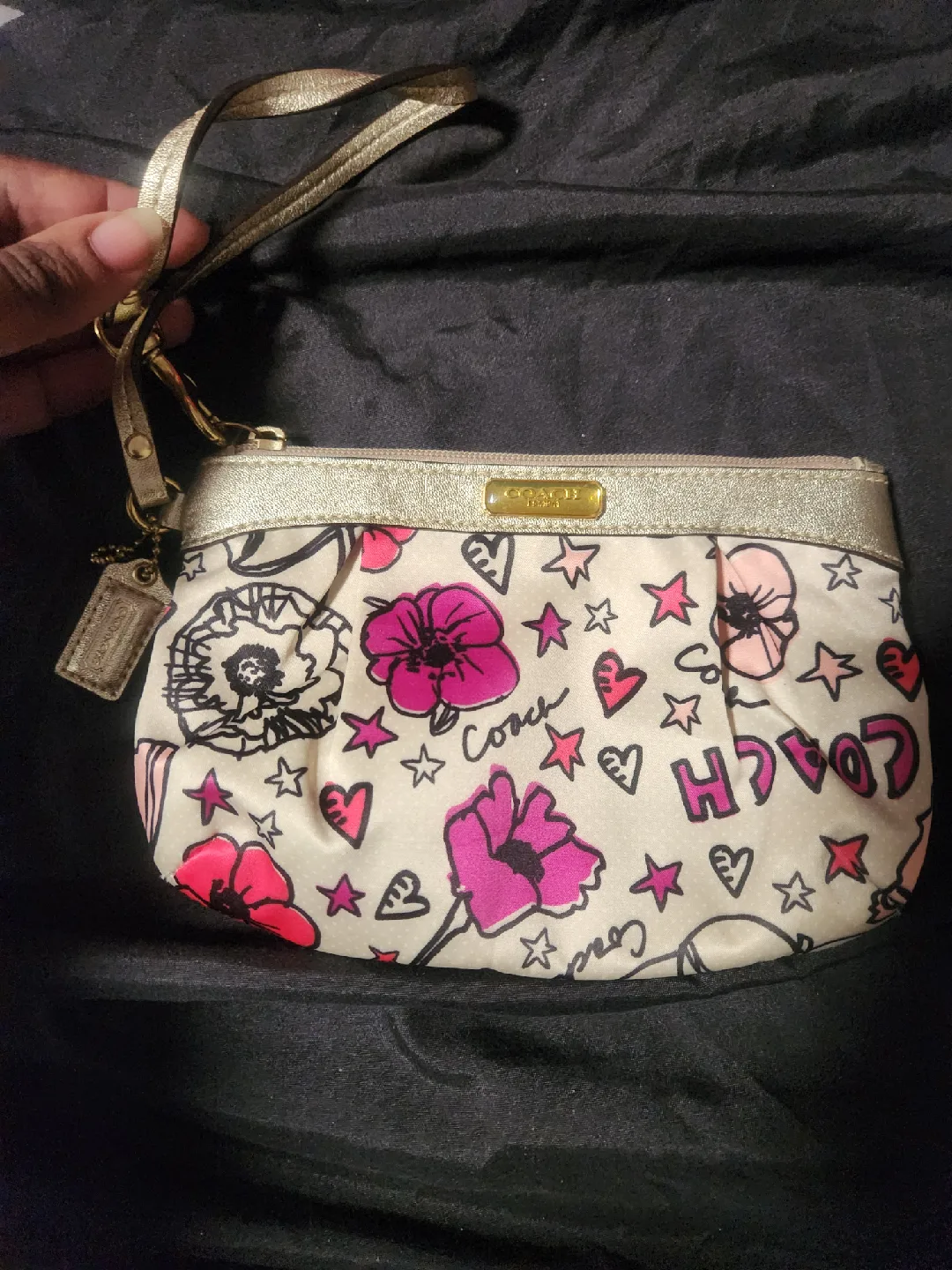 Coach Floral Wristlet vintage thumbnail