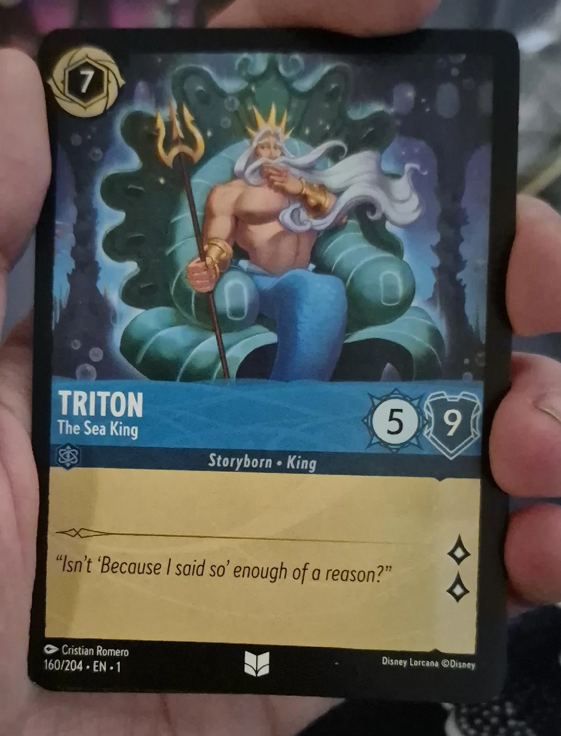 Disney Lorcana Ursula, Triton, Flotsam, Jetsam Cards thumbnail