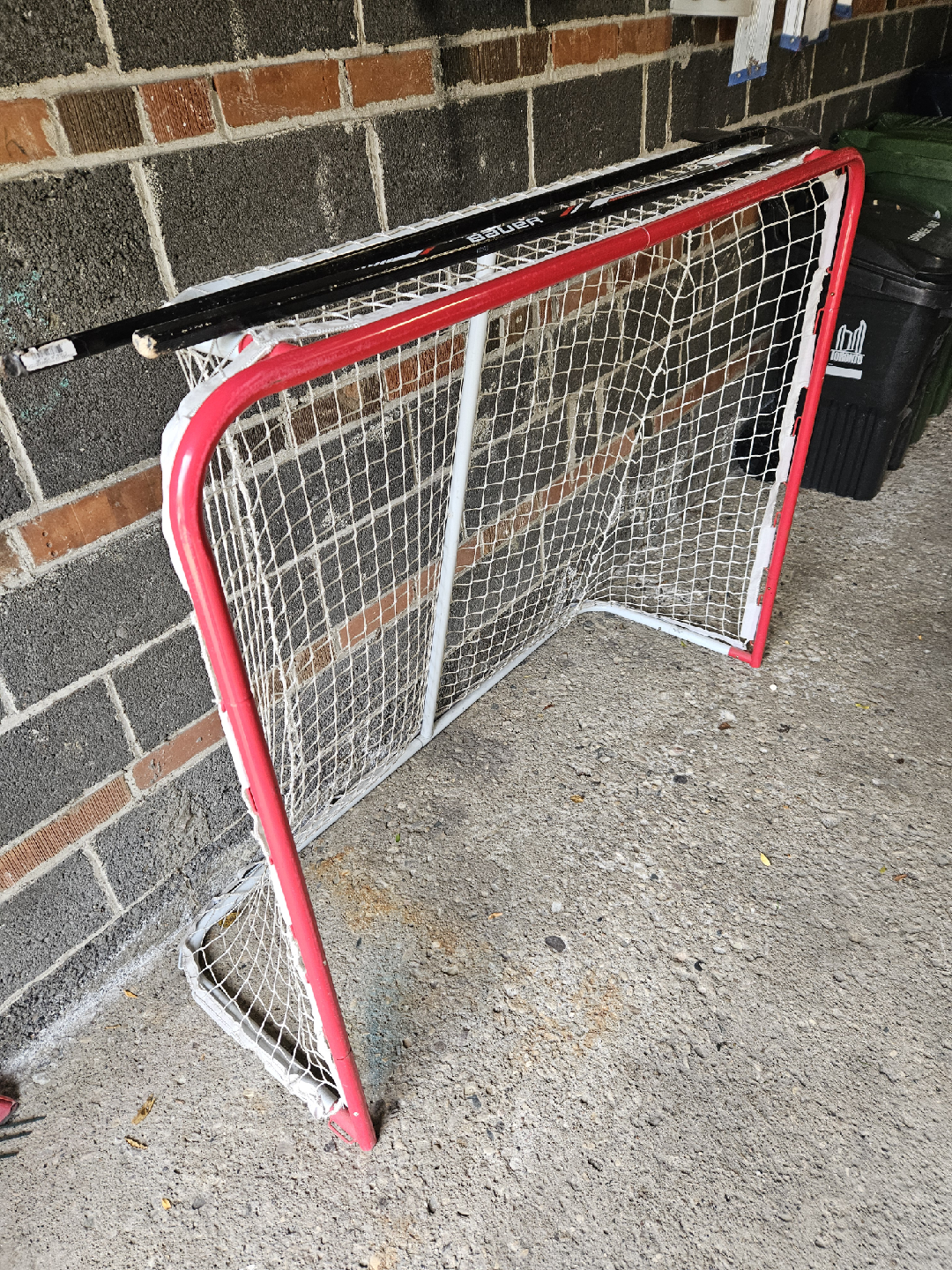 54" x 44" Hockey Net & youth Sticks - photo 3