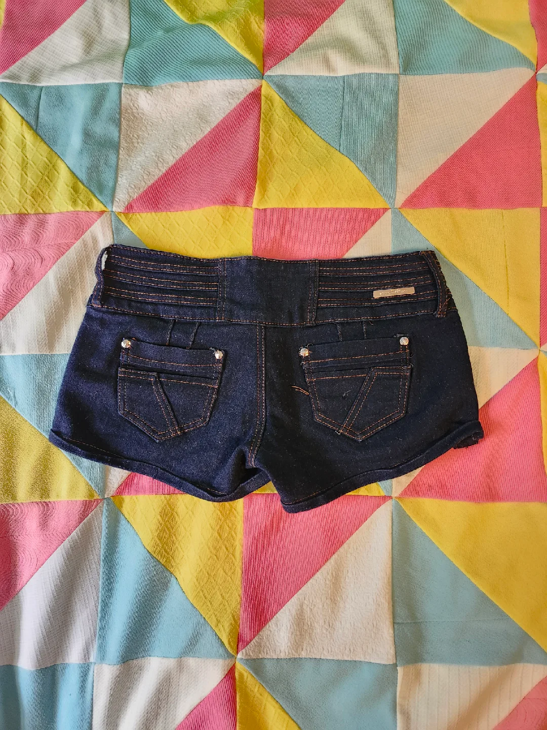 C'ess Toi denim mini shorts image indicator(2)
