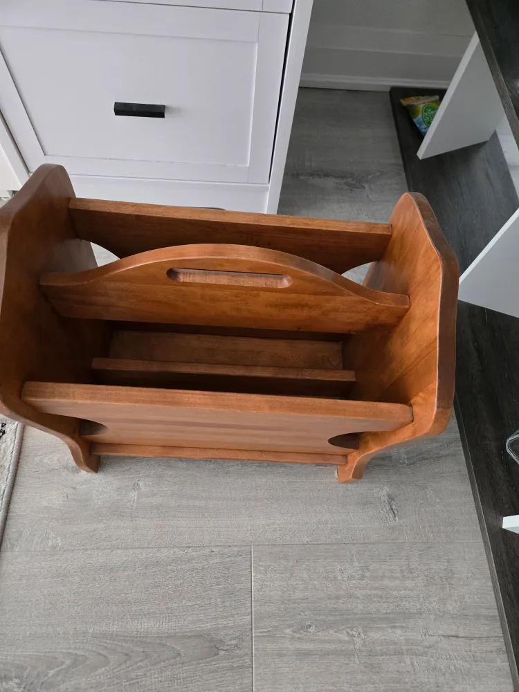 Wooden Magazine Rack image indicator(2)
