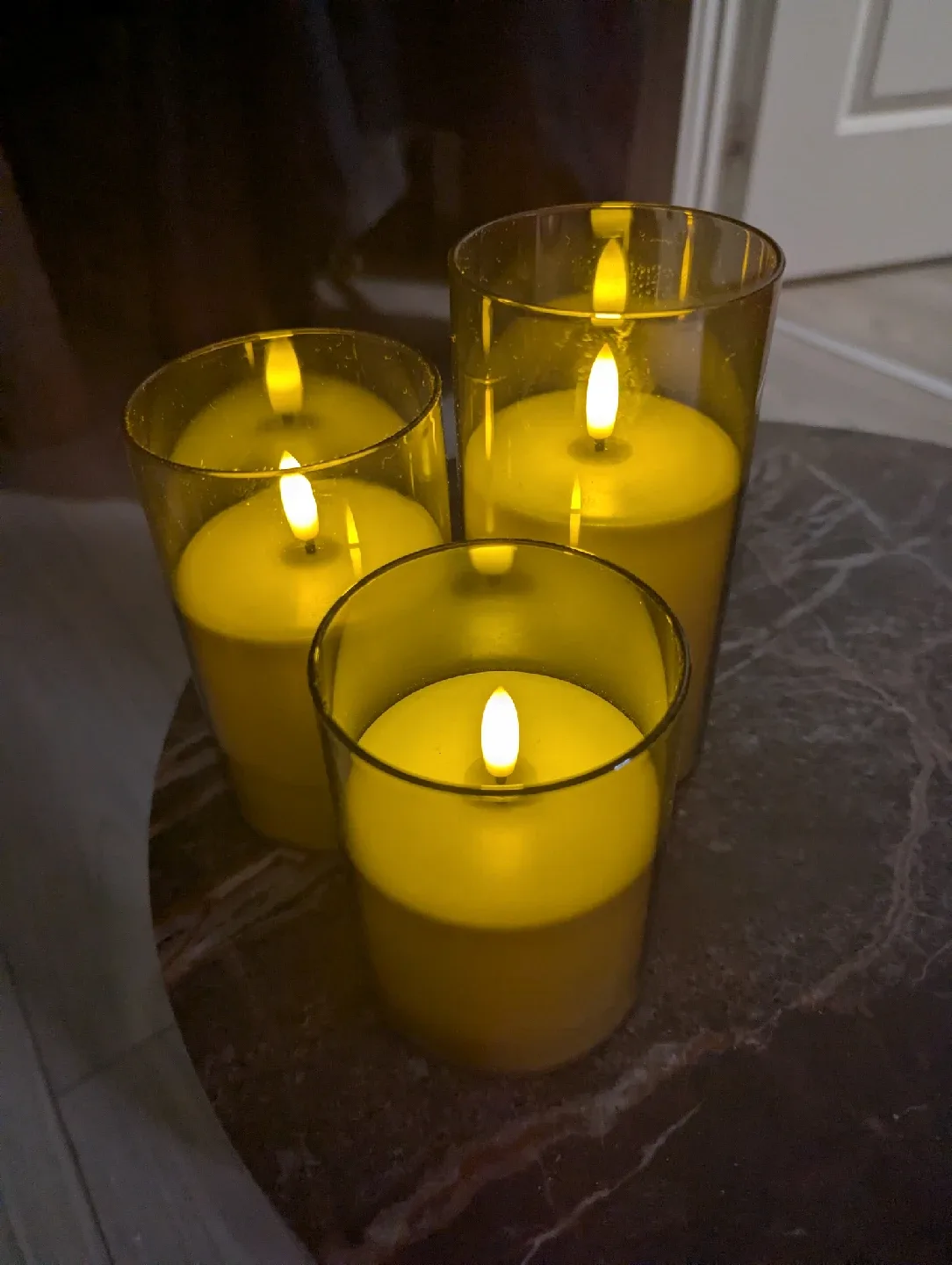 Set of 3 Flameless Candles image indicator(2)