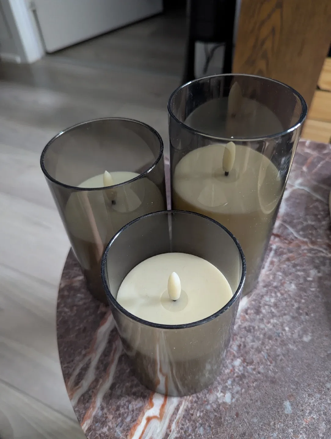 Set of 3 Flameless Candles image indicator(3)