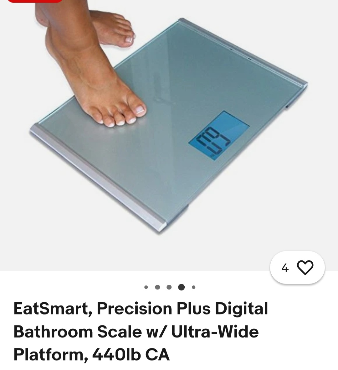 EatSmart Precision Plus Digital Bathroom Scale - photo 3
