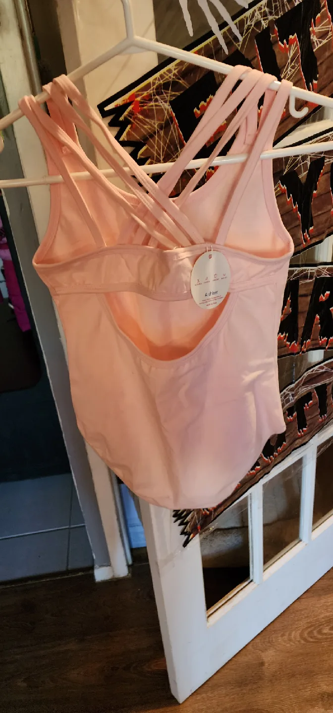 Girls Pink Leotard Size 6-7 Years image indicator(2)