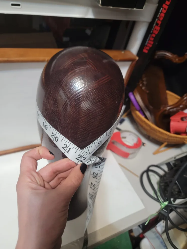 Wooden Mannequin Head - Dark Brown image indicator(4)