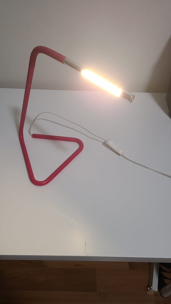 IKEA HÅRTE LED Work Desk Lamp, Hot Pink 🥕 - photo 3