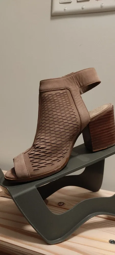 Vince Camuto Open-Toe Heeled Booties, Size 6 image indicator(3)