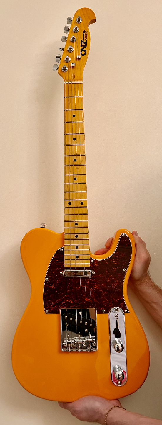 CNZ Audio Electric Guitar - Orange
